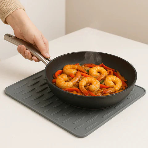FlexiDry Silicone-Dry Mat – Heat Resistant, Non-Slip & Space-Saving Design