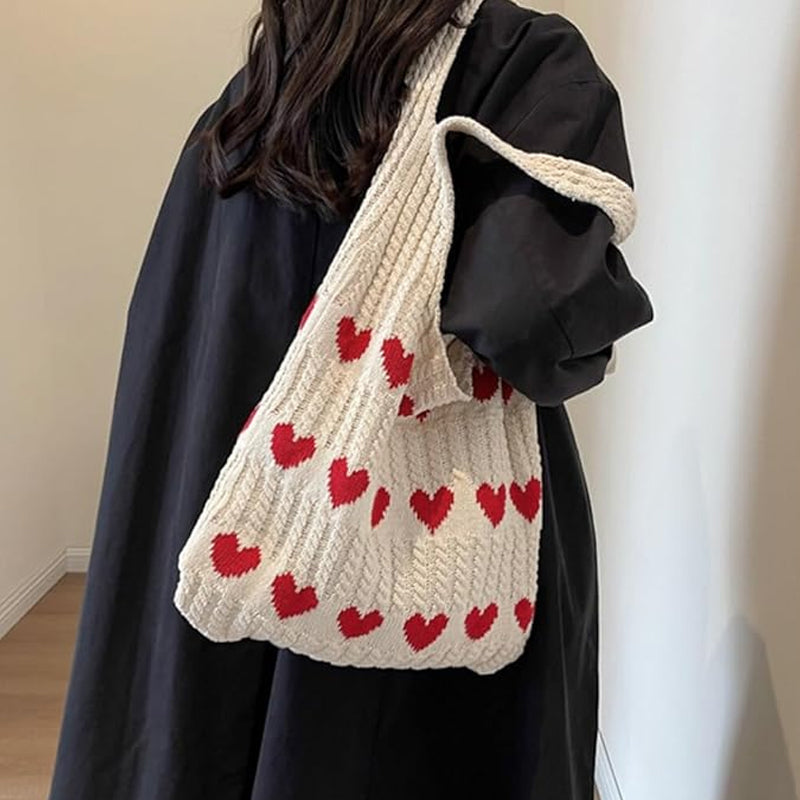 Knit Love Tote Bag