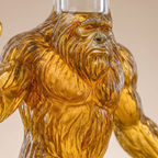 Whiskey Decanter Funny Bigfoot Glass Bottle
