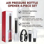 Air Pump Corkscrew Set for Cork Removal