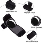 Rearview mirror safety strap for bicycle