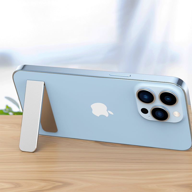 Portable foldable phone holder