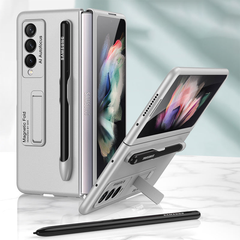 Fashion Kickstand Case with Pencil Slot for Samsung Galaxy Z Fold 3