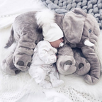 SnuggleTrunk Soft Plush Elephant Cuddle Cushion