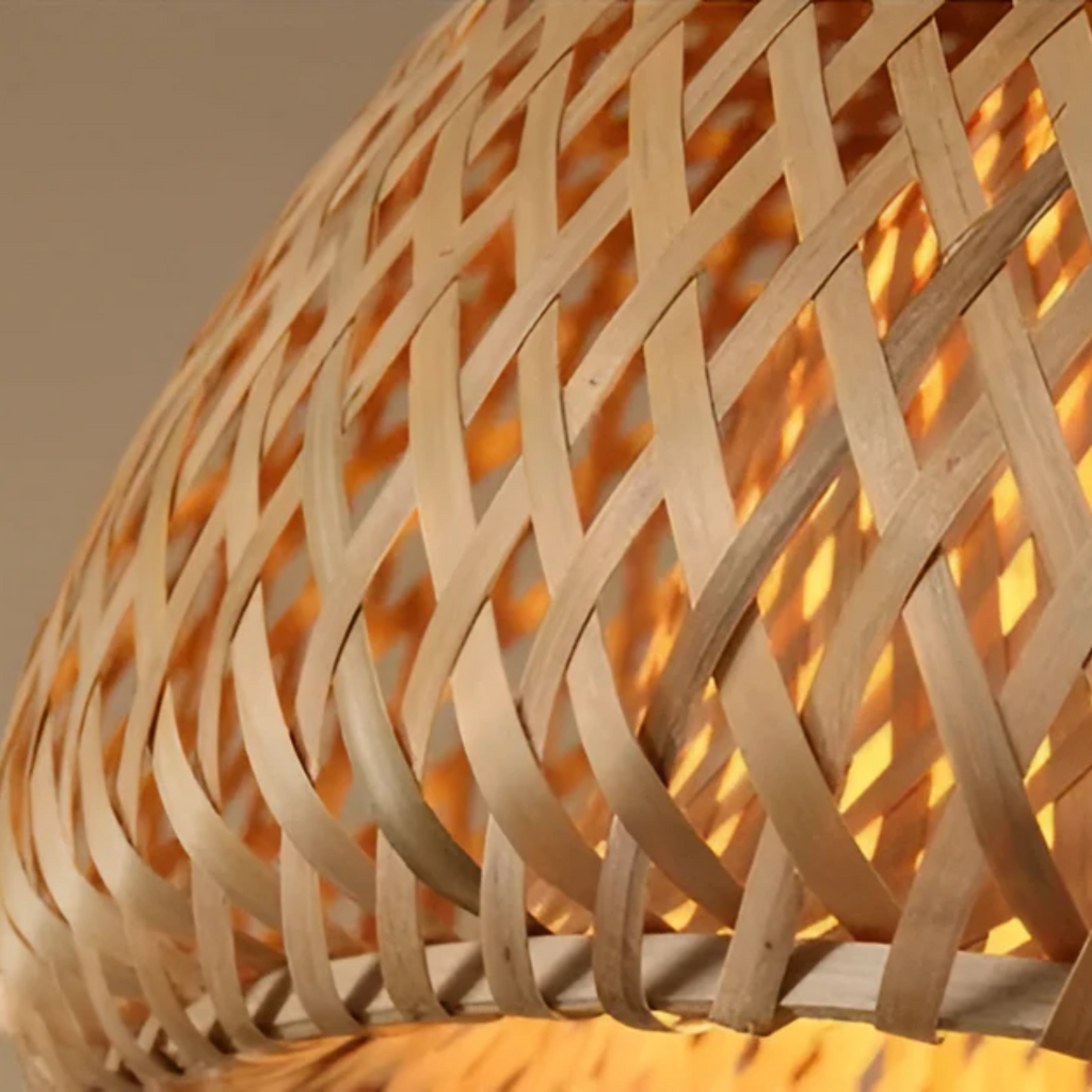 Aesthetic Wicker Pendant Lamp