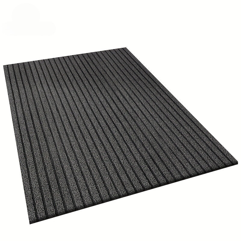 All-Season Weatherproof Doormat – Abrasion-Resistant Striped Doormat, Non-Slip, Stain and Fade Resistant, Low Profile Mat for Indoor and Outdoor