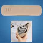Organise & Protect Your Brushes – Dust- & Water-Resistant Silicone Case – Keep Clean & Tangle-Free