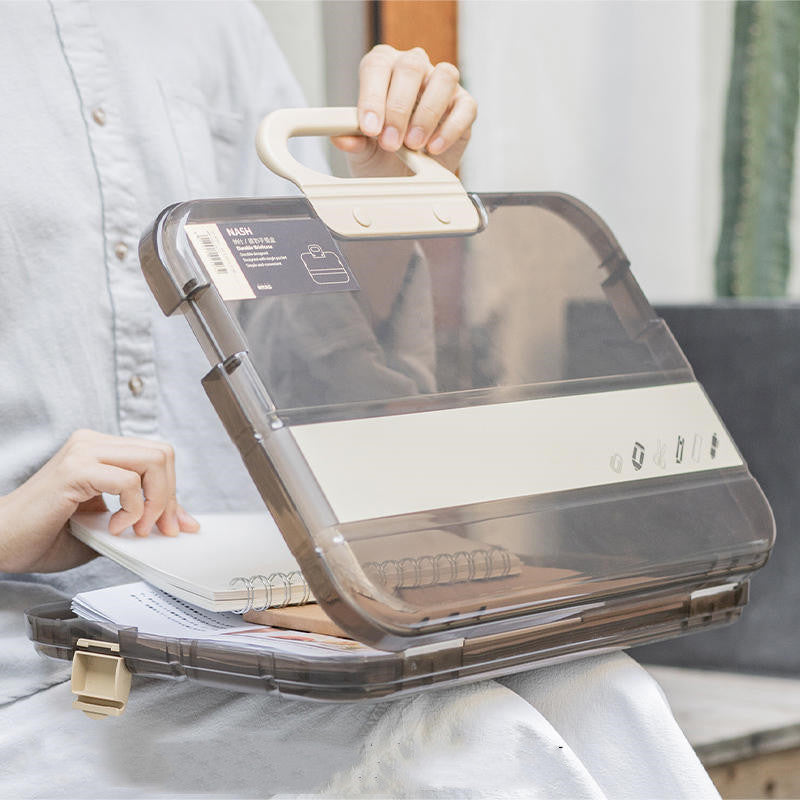 Large Capacity Waterproof Transparent File Box
