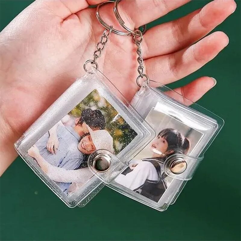 Small Photo Album Keychain Pendant
