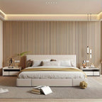 Self-Adhesive 3D PVC Wall Panels Wood Look