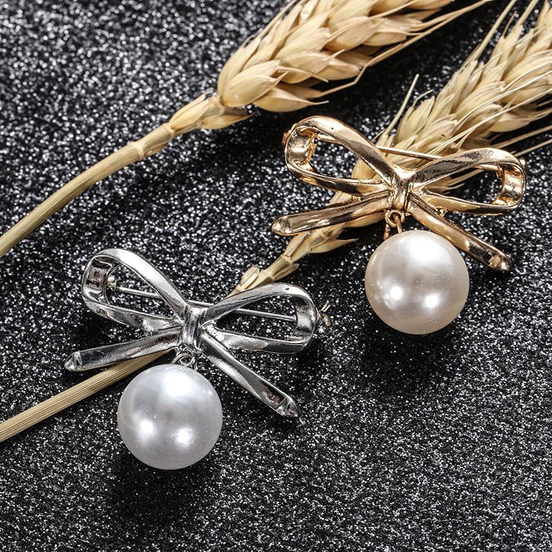 Nail-free pearl scarf ring waist buckle