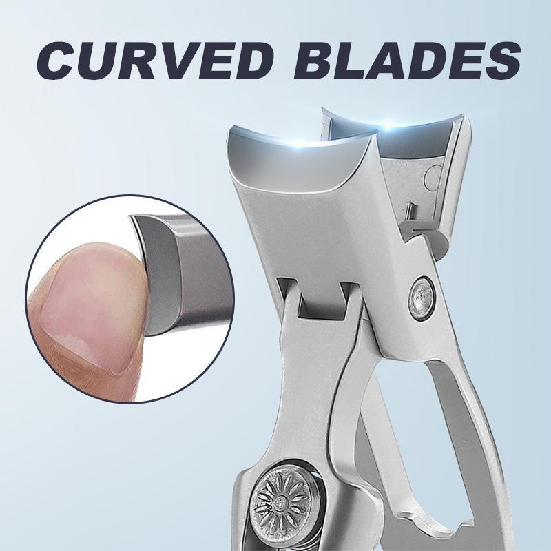 Portable ultra-sharp stainless steel nail clippers