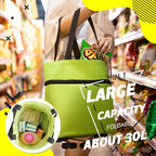 2 In 1 Folding Shopping Cart Tote Bag