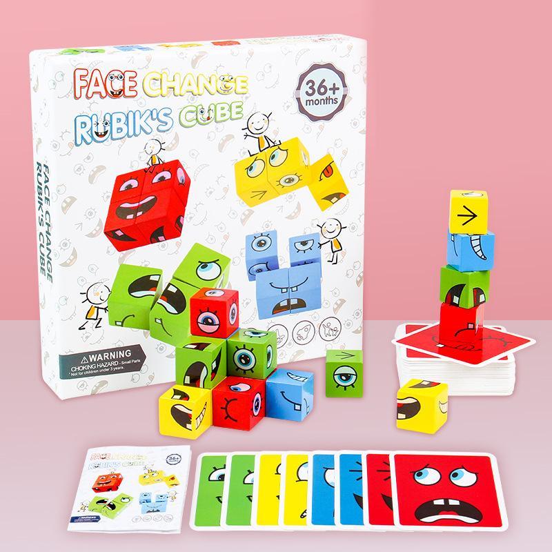 BlockiMix Wooden Puzzle Game – Colorful Educational Blocks for Toddlers and Preschoolers
