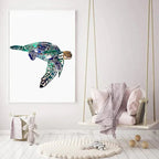 Sea creature ornaments made of metal