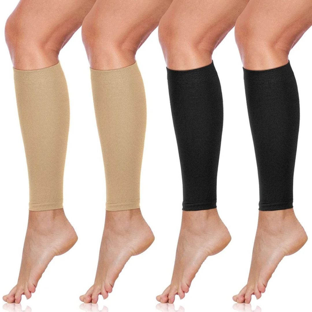 ComfortFlow Support Socks | Soft Highly Elastic Calf Compression - for Muscle Recovery and Circulation Enhancement