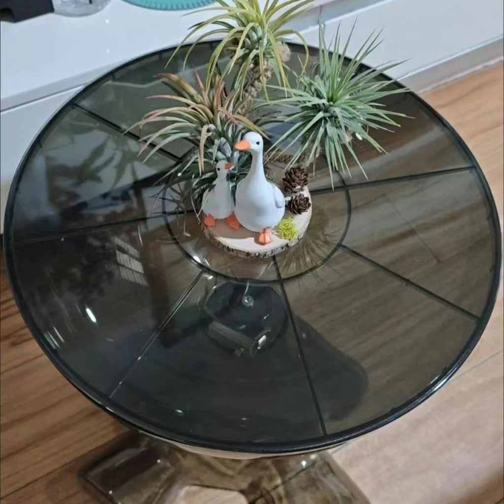 European Acrylic Transparent Space-Saving Coffee Table