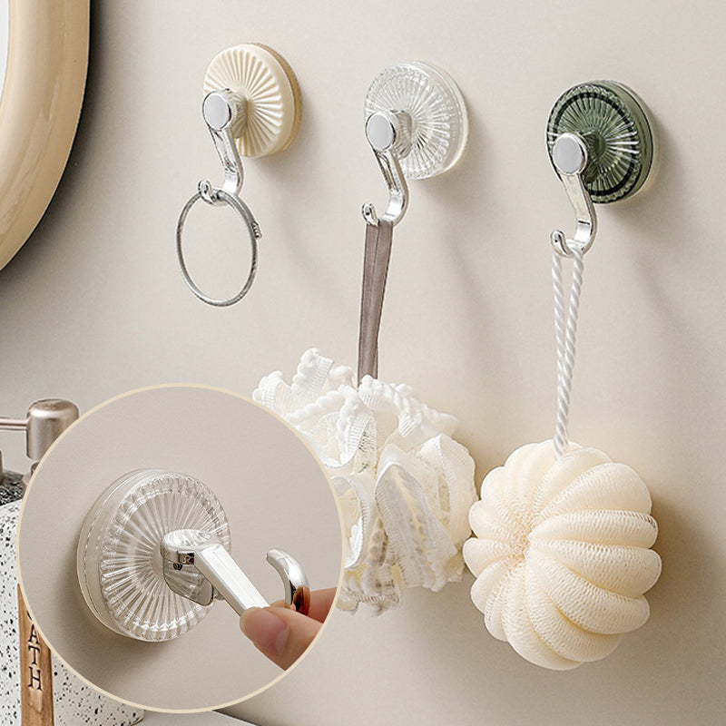 Powerful suction cup hook no drilling