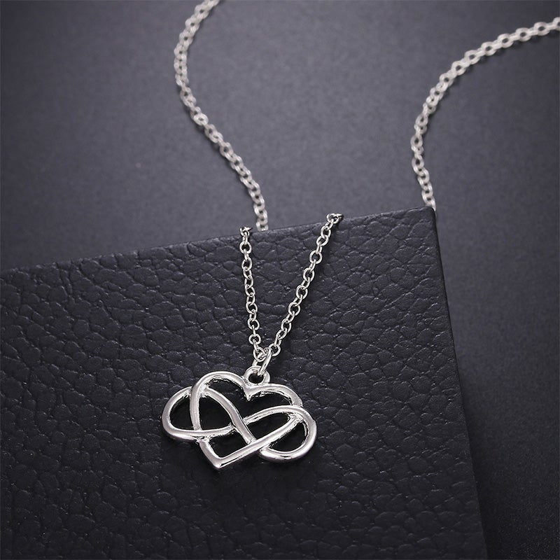 Love Bow Non-biological Sister Necklace Best Friend Necklace