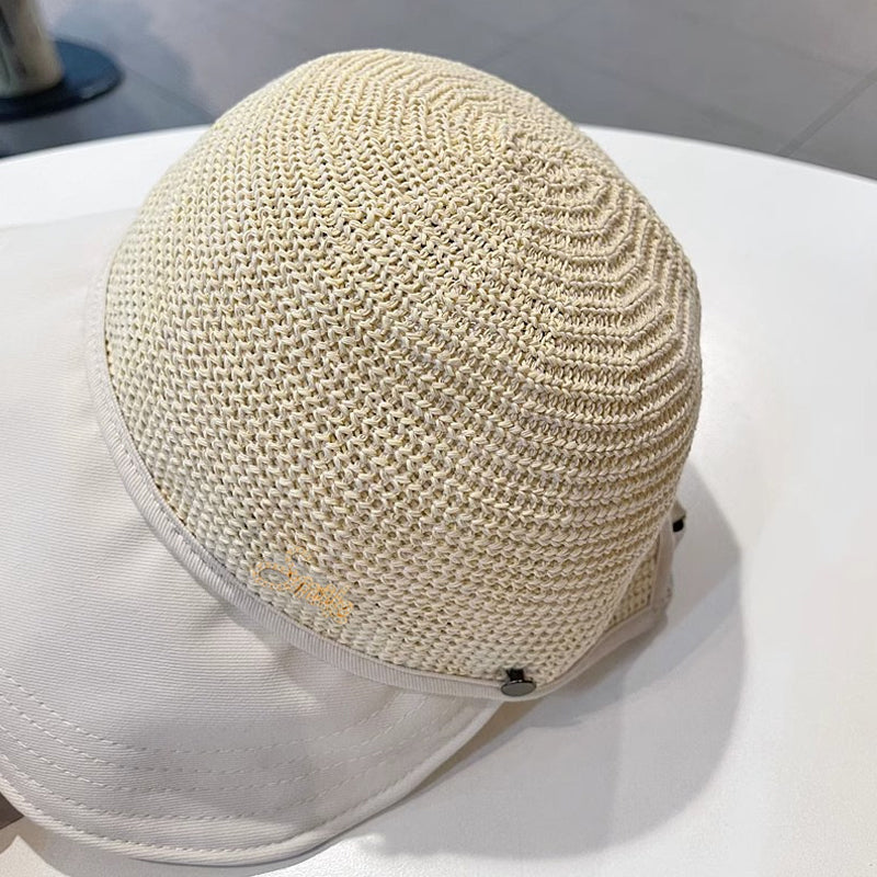 Women's sun hat with wide brim