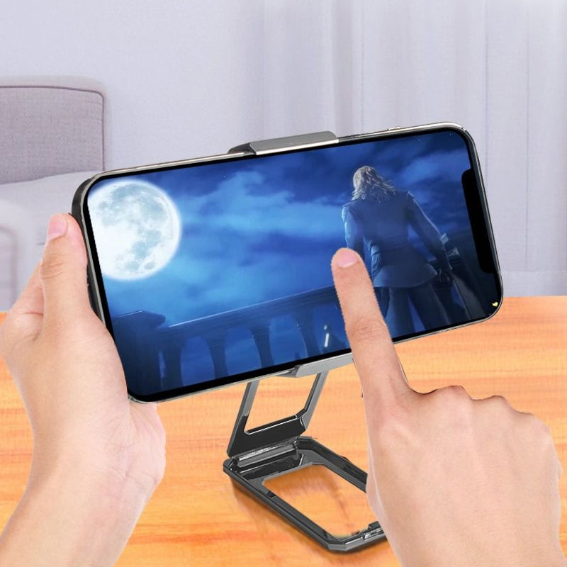 Back clip foldable phone holder