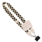 Phone strap with zipper pocket