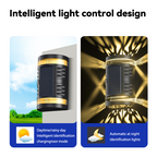 Solar lamp with intelligent light control – outdoor wall light with automatic night detection