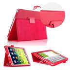Tablet case with sleep/wake function