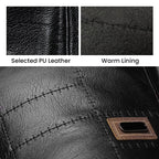 ElderLux Plush Leather Beret | Cozy elegance for a warm winter experience