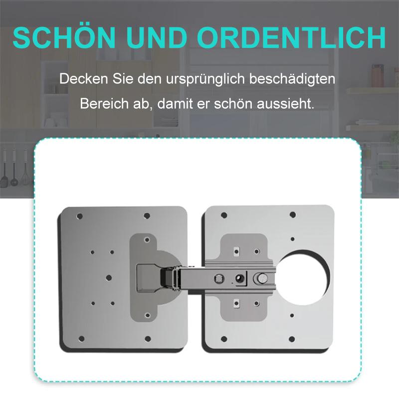 Repair piece for side hinge plate