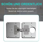 Repair piece for side hinge plate