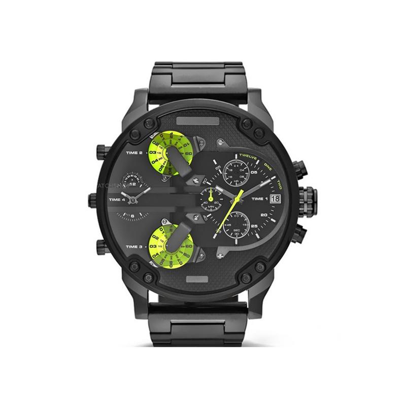 Stainless Steel Chronograph Quartz Watch