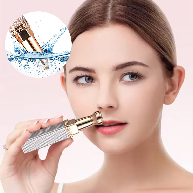 4 In 1 Facial Electric Shaver For Women, Full Body Epilator Rechargeable Eyebrow Nose Bikini Area Hair Clipper