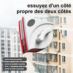 Magnetic cleaner for double-sided windows