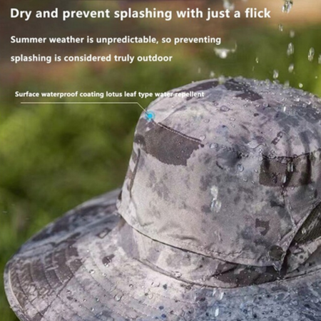 Ultimate Outdoor Sun Hat with Rechargeable LED and Wide Brim