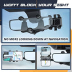 Rotatable and retractable car phone holder