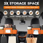 Multifunctional and waterproof car backseat organizer