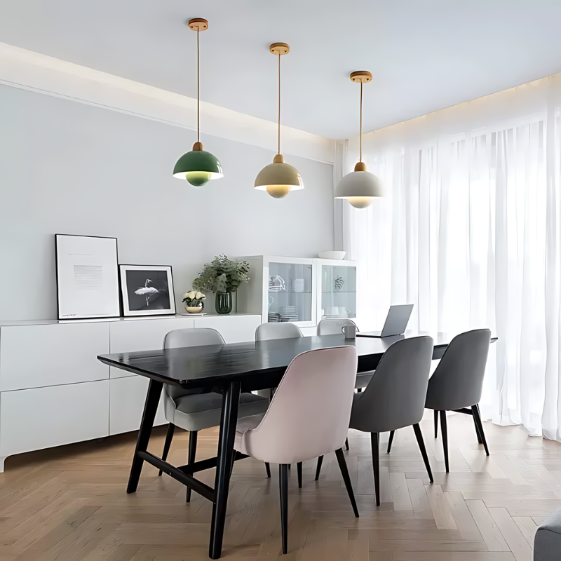 Rustic Wooden Pendant Light for a Warm Atmospheric Look