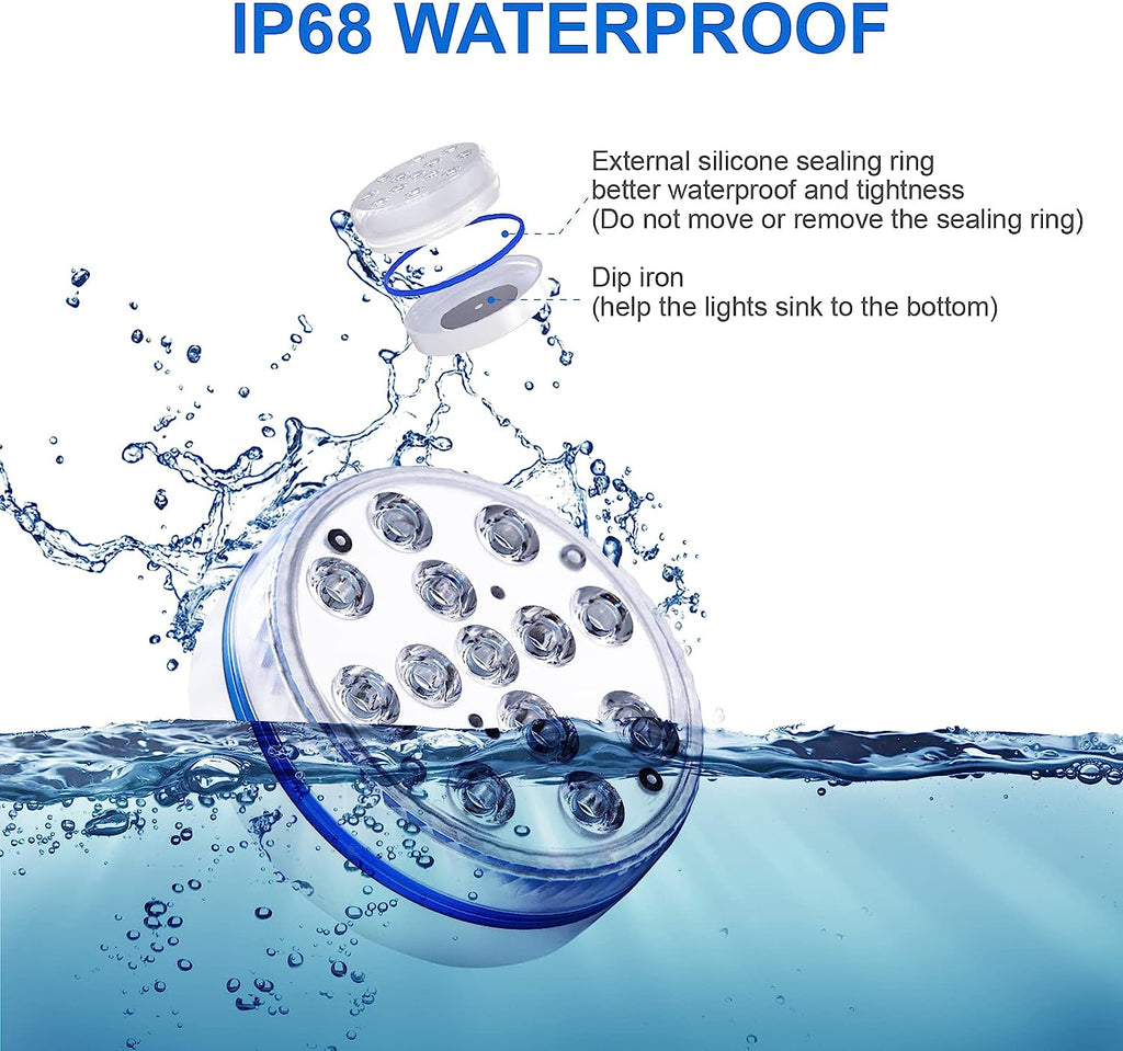 LED pool lighting (4-pack)