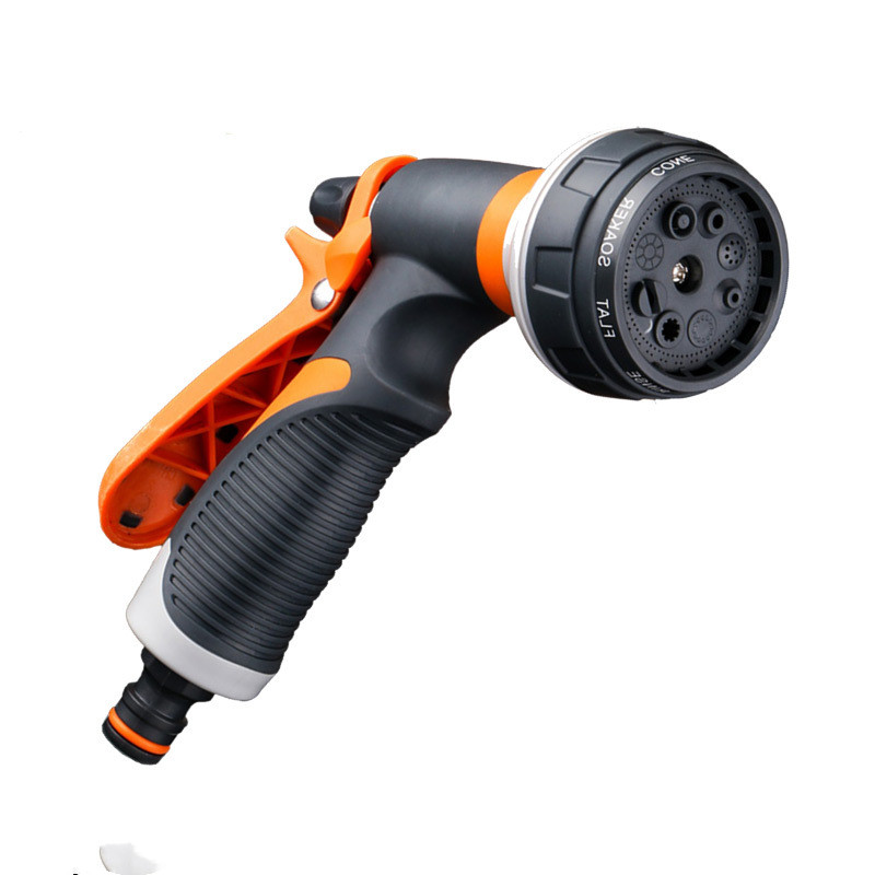 Multi-functional garden spray nozzle with 9 spray patterns – Ergonomic spray nozzle for garden irrigation