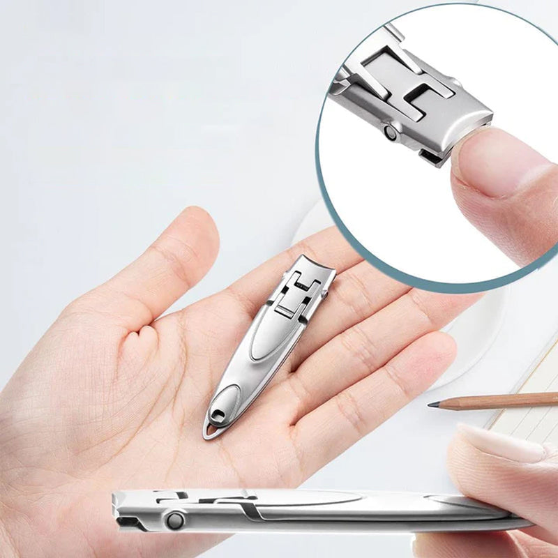 Ultra-slim portable nail clipper