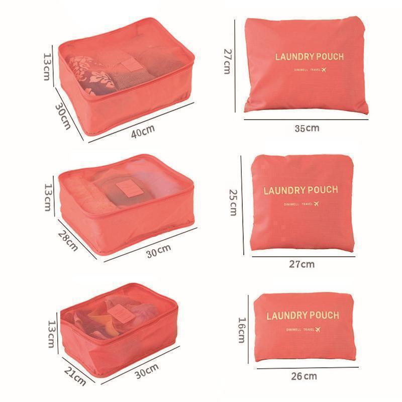 Pieces portable luggage packing cubes