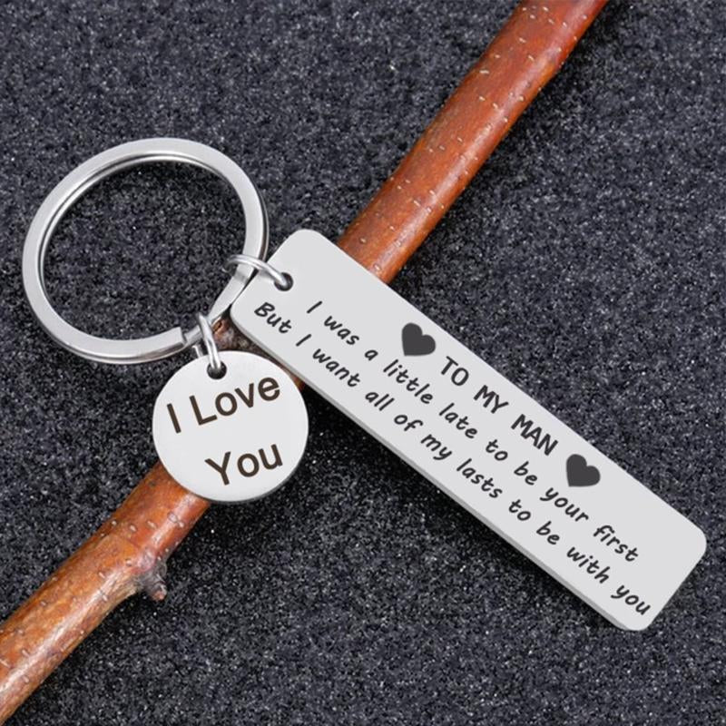 "For my husband I love you" keychain