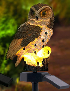 Solar Garden Light Owl – LED Outdoor Light for Garden, Terrace and Balcony, weatherproof