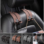 Car seat back double hook