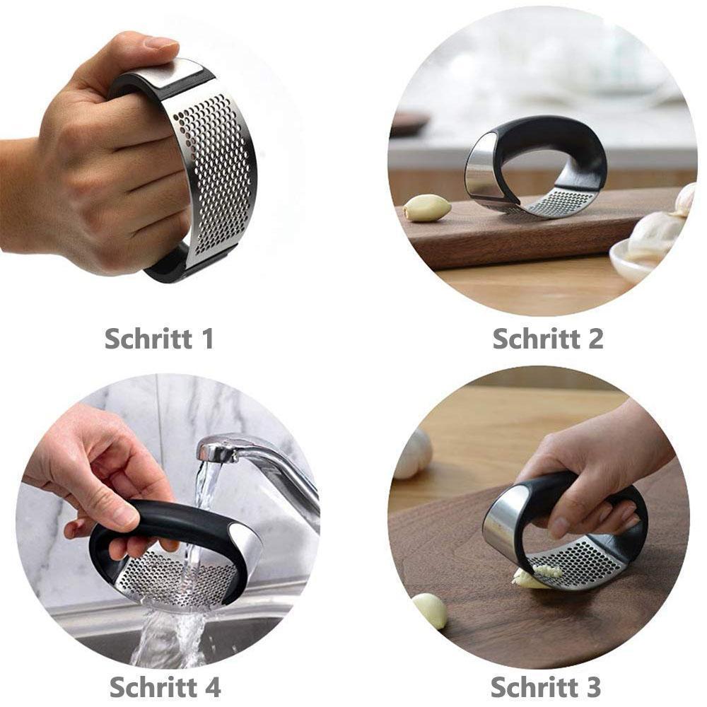 Premium Stainless Steel Garlic Press, Garlic Press Cooking Tool