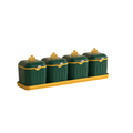 Double spice box set with drawers
