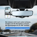 Multifunctional Rotatable Car Rearview Mirror Phone Holder