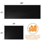 Non-stick BBQ grill mats with cutting box
