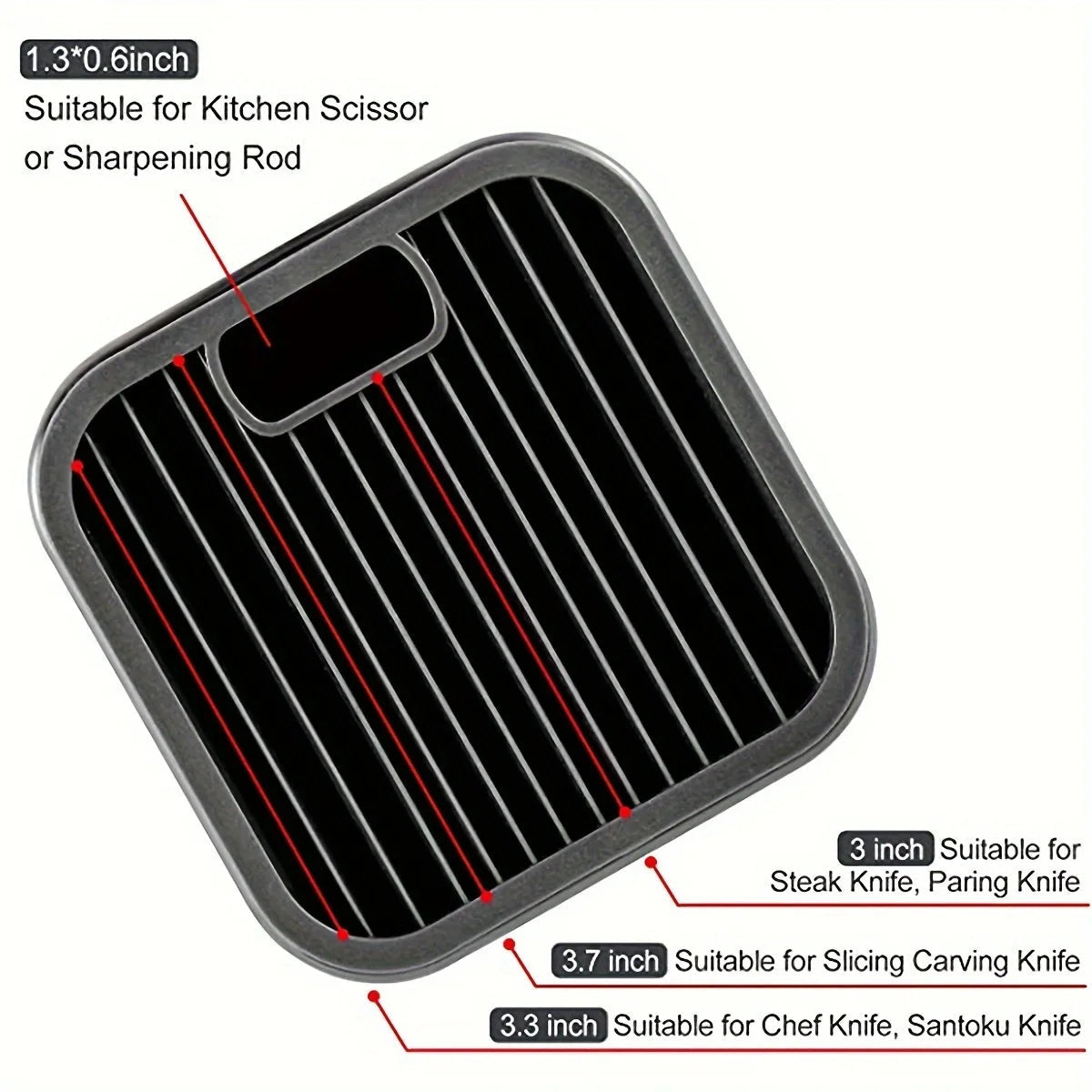 Stainless Steel Universal Knife Holder